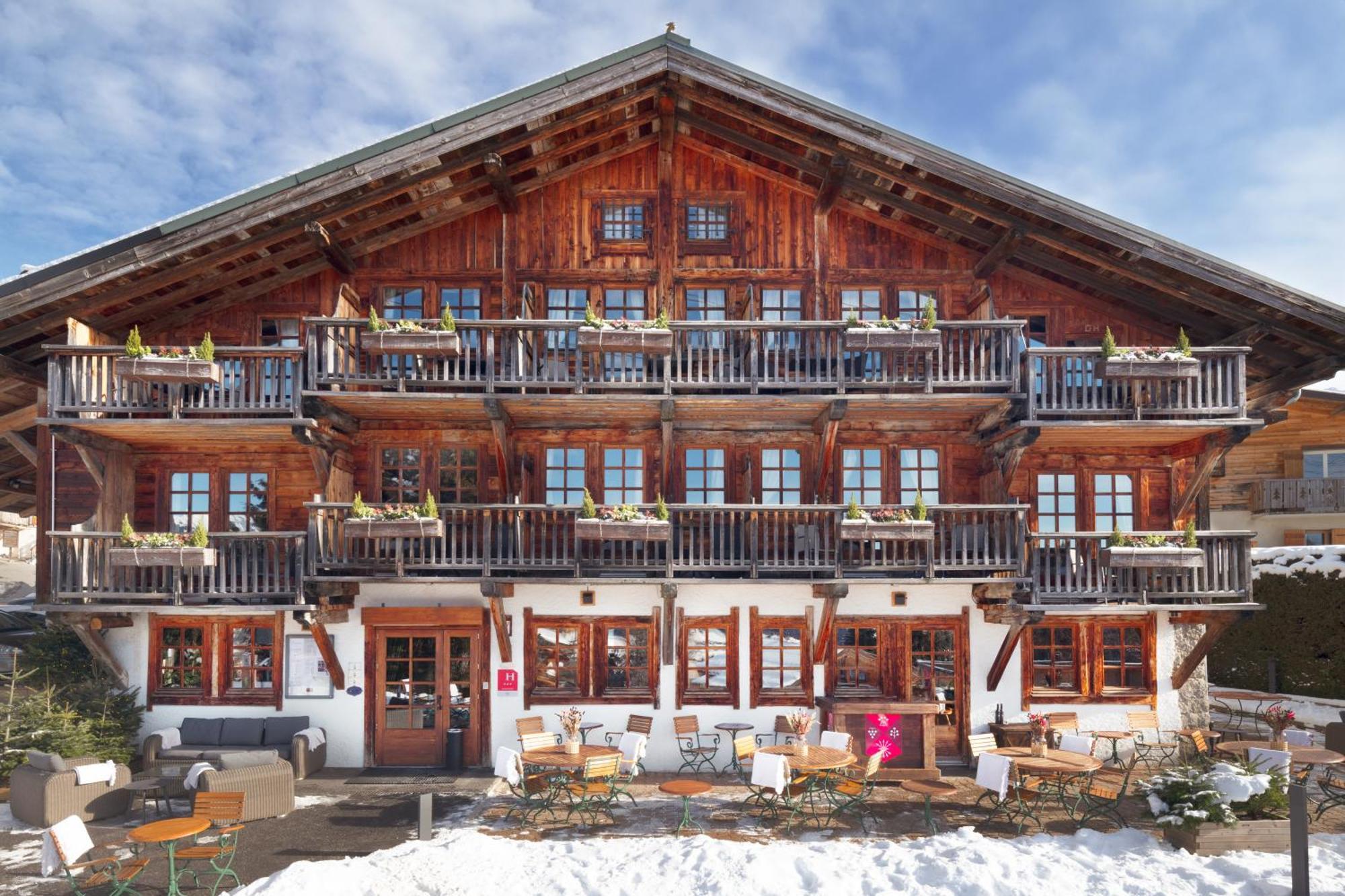 La Ferme Du Golf Otel Megève Dış mekan fotoğraf