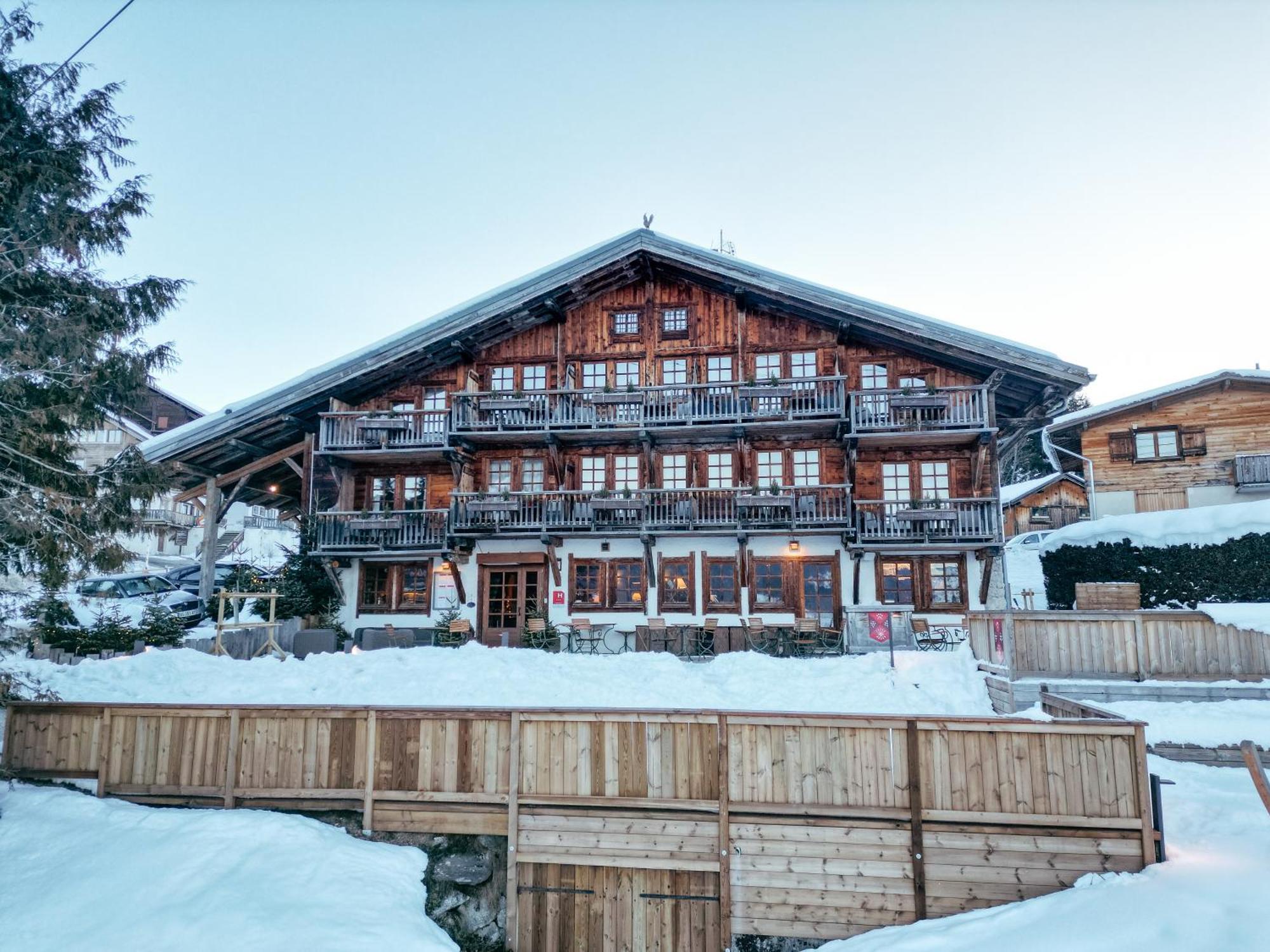 La Ferme Du Golf Otel Megève Dış mekan fotoğraf