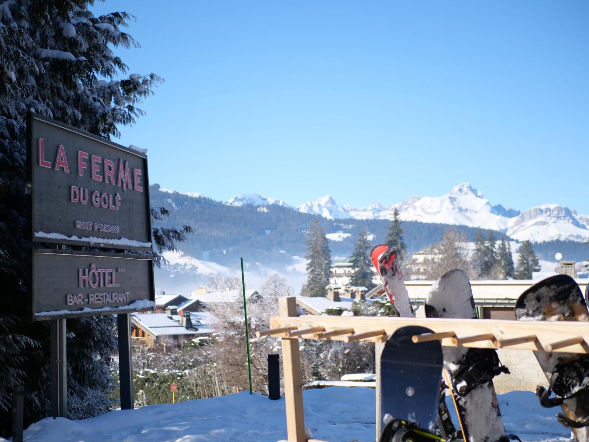 La Ferme Du Golf Otel Megève Dış mekan fotoğraf