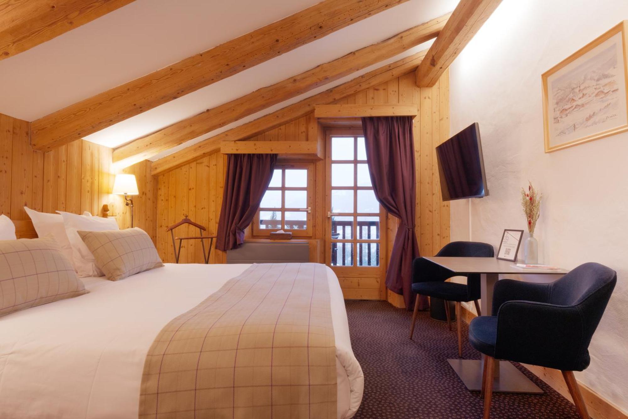 La Ferme Du Golf Otel Megève Oda fotoğraf