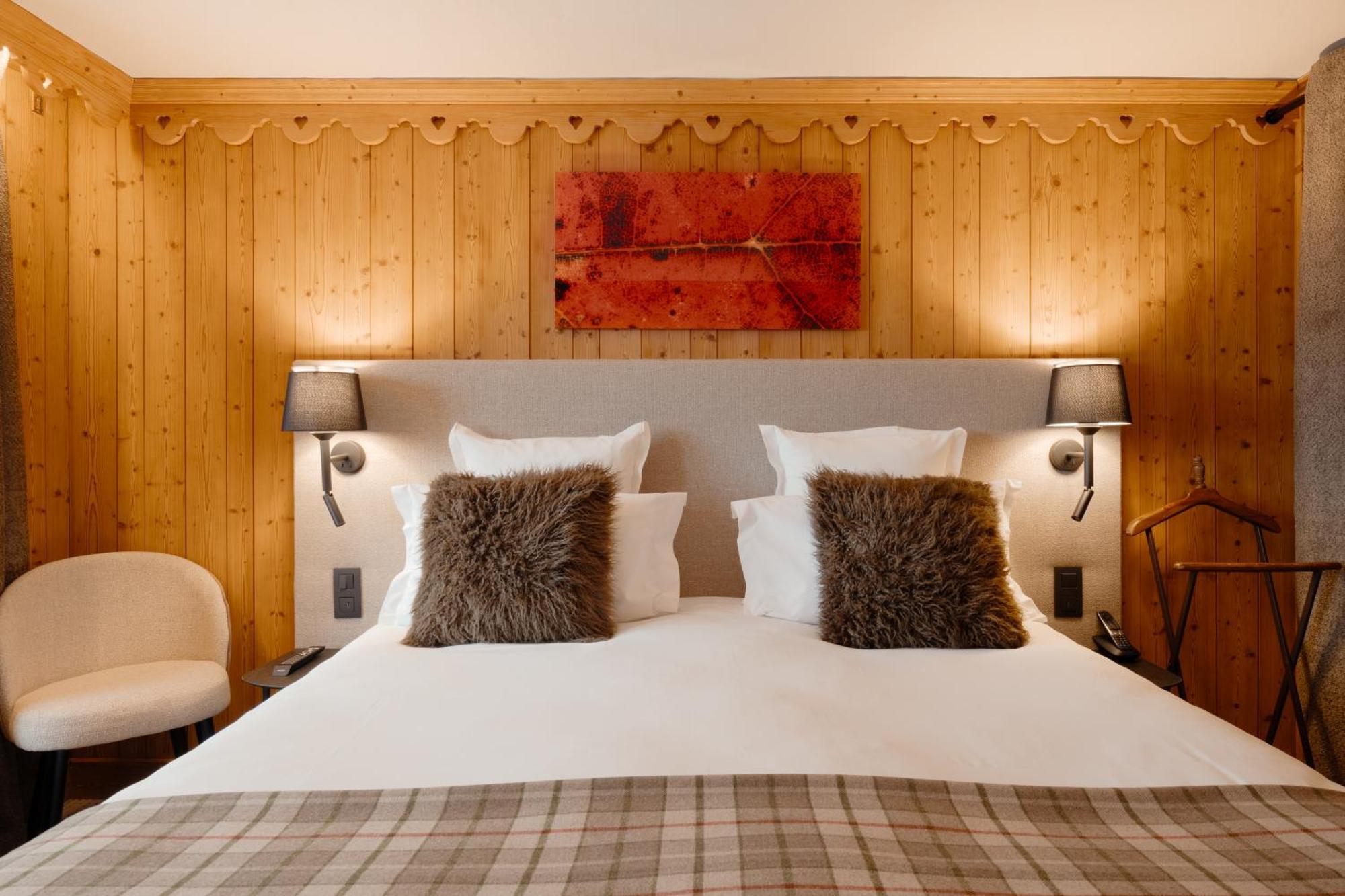 La Ferme Du Golf Otel Megève Oda fotoğraf