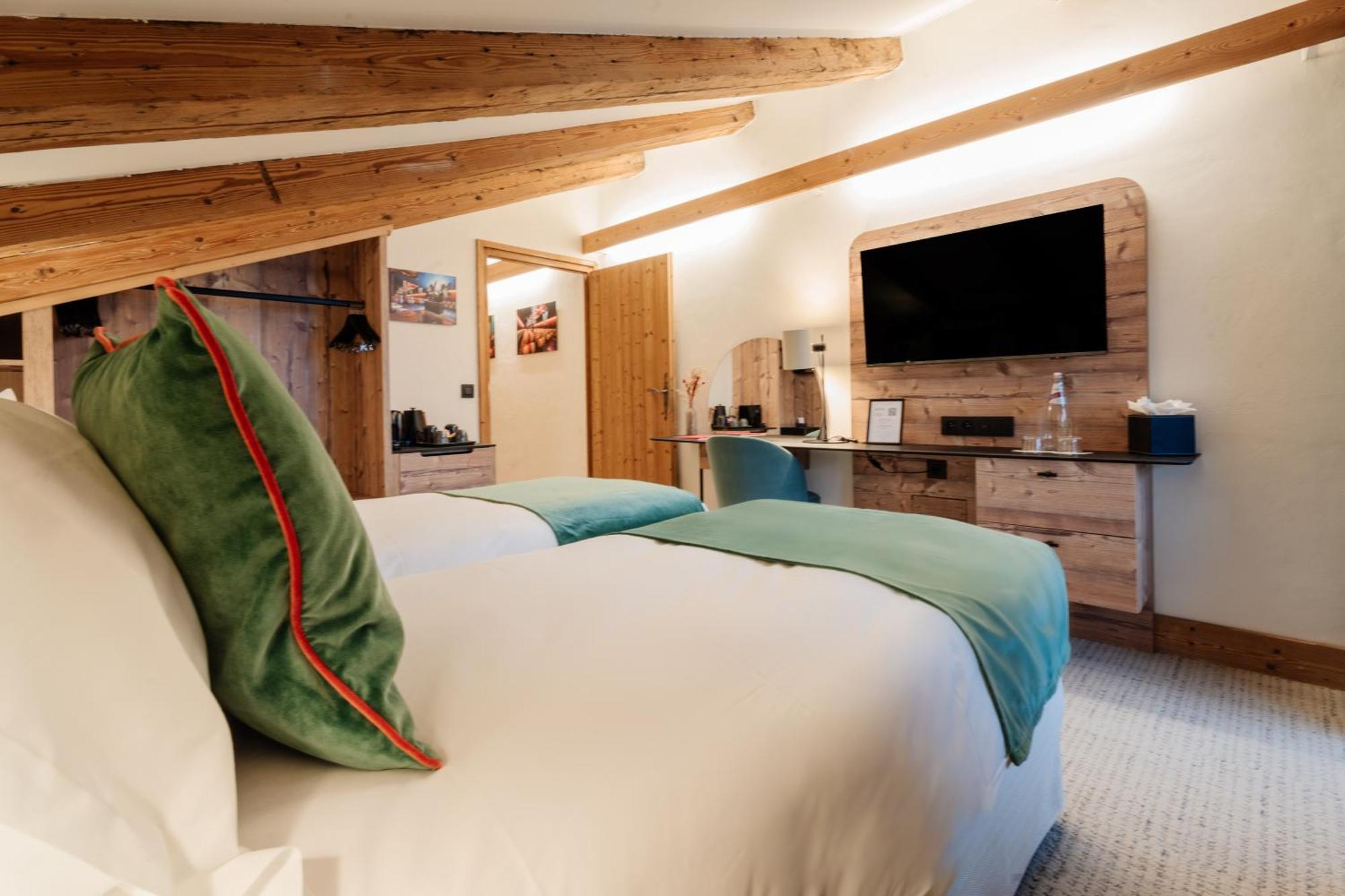La Ferme Du Golf Otel Megève Dış mekan fotoğraf