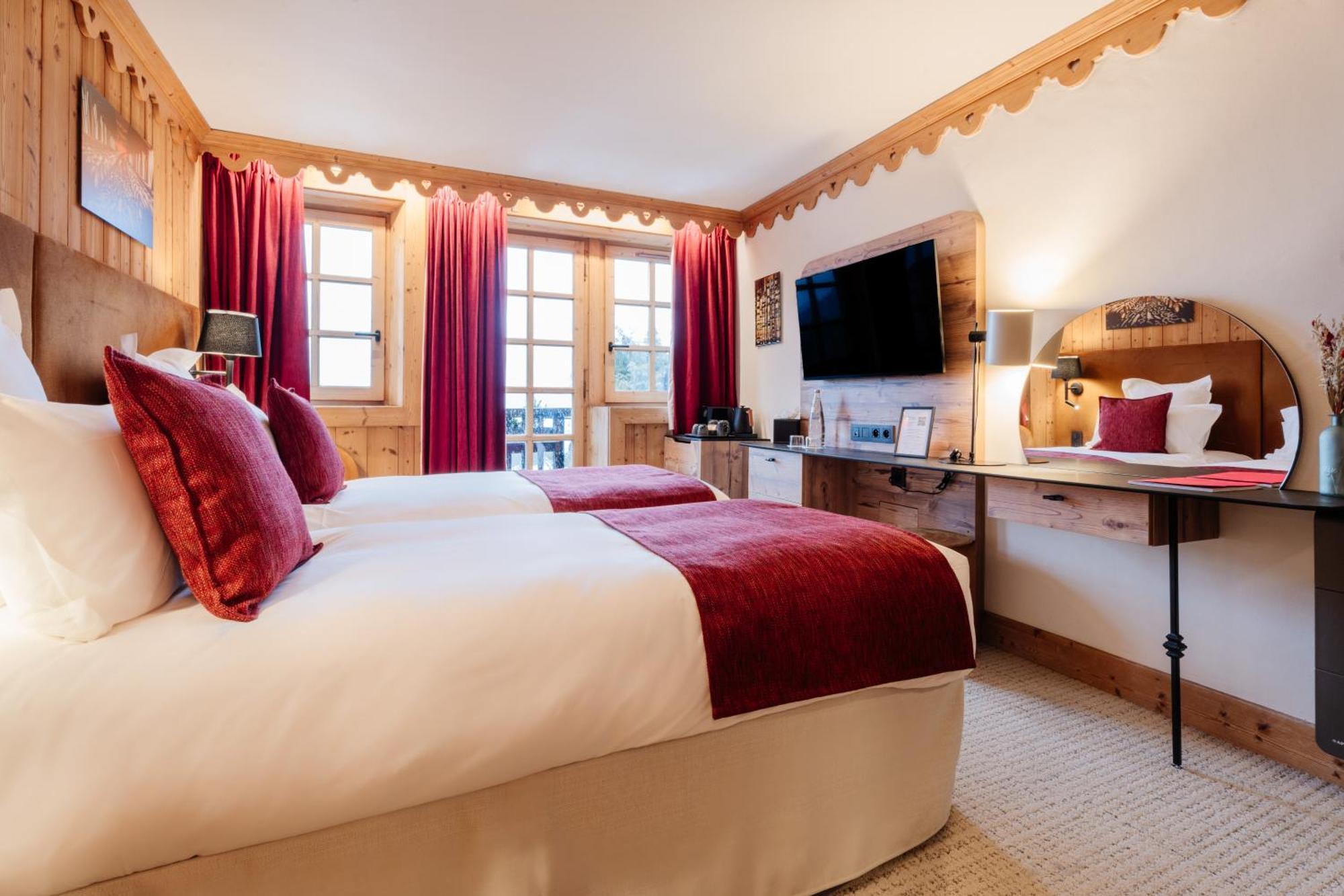 La Ferme Du Golf Otel Megève Dış mekan fotoğraf